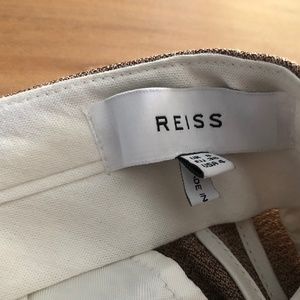 REISS- Tan/Gold Pants